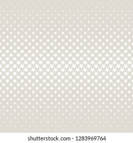 Geometric halftone vector pattern with stars. Usable as border, design element or background.