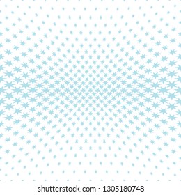 Geometric halftone vector pattern with stars. Usable as border, design element or background.