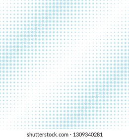 Geometric halftone vector pattern with stars. Usable as border, design element or background.