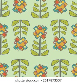 Padrão de desenho geométrico da superfície da mão. Ilustração do vetor Desenho geométrico da mão, veio de olhar para um tipo quadrado de flor no jardim e eu me pergunto como isso vai funcionar se eu criar algo com ele