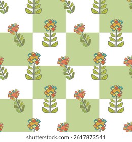 Geometric hand draw surface design pattern. Vector illustration Geometric hand draw ,came from looking at a square type of flower in garden and I wonder how this will work if I create something with i