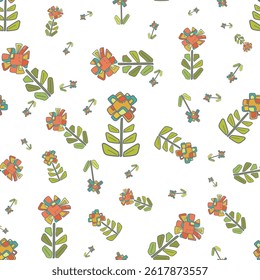 Geometric hand draw surface design pattern. Vector illustration Geometric hand draw ,came from looking at a square type of flower in garden and I wonder how this will work if I create something with i