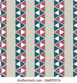 Geometric hand drawn abstract seamless pattern.
