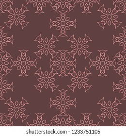 Geometric hand-drawn seamless pattern in vector for decoration and textures.