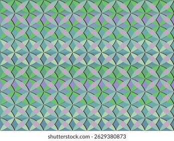 Harmonia geométrica: uma exibição cativante de padrões geométricos repetitivos em tons pastel suaves, criando uma sensação de equilíbrio e interesse visual. 