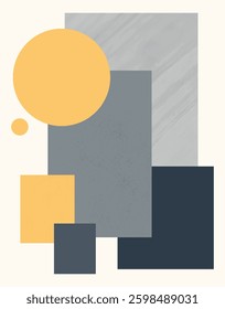 Geometric Harmony in Contrasting Tones