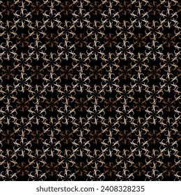 Geometric Harmony: Seamless Leafy Textures
