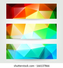 geometric header set