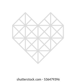 Geometric heart.