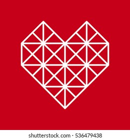 Geometric heart.