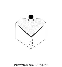 geometric heart