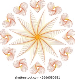 Geometric Heart EPS format Design