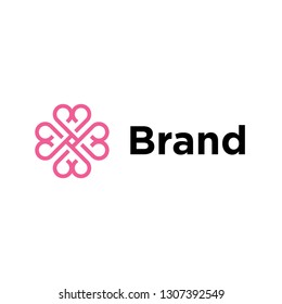 Geometric Heart Logo