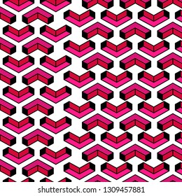 Geometric heart pattern and shape arrows.