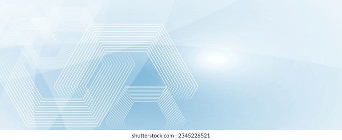 Fondo abstracto hexagonal geométrico con elementos poligonales simples. Diseño médico, empresarial, tecnológico o científico.