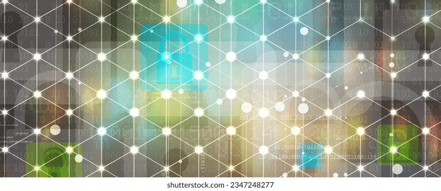 Geometric hexagon abstract background with simple polygonal elements. Medical, business, technology or science design.