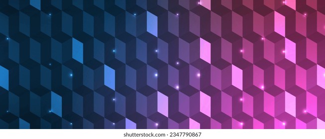 Geometric hexagon abstract background with simple polygonal elements. Medical, business, technology or science design.