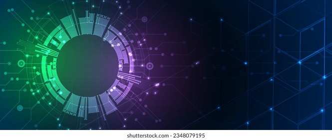Geometric hexagon abstract background with simple polygonal elements. Medical, business, technology or science design.