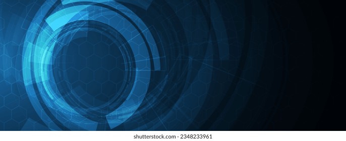 Fondo abstracto hexagonal geométrico con elementos poligonales simples. Diseño médico, empresarial, tecnológico o científico.