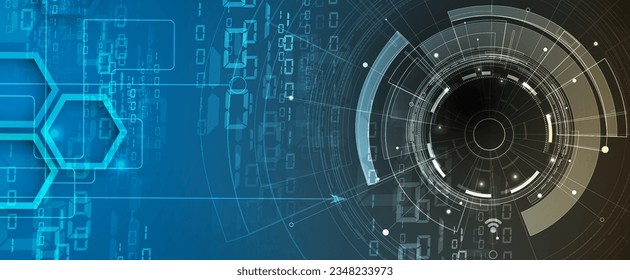 Fondo abstracto hexagonal geométrico con elementos poligonales simples. Diseño médico, empresarial, tecnológico o científico.
