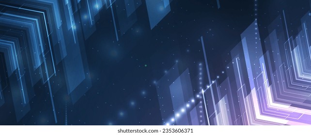 Geometric hexagon abstract background with simple polygonal elements. Medical, business, technology or science design.