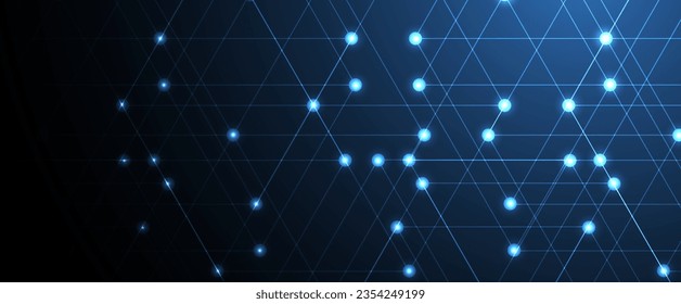 Geometric hexagon abstract background with simple polygonal elements. Medical, business, technology or science design.