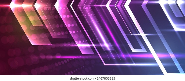 Geometric hexagon abstract background with simple polygonal elements. Medical, business, technology or science design.