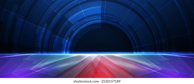 Abstrakter geometrischer Hexagon-Hintergrund mit einfachen polygonalen Elementen. Medizin, Wirtschaft, Technologie oder Wissenschaftsdesign.