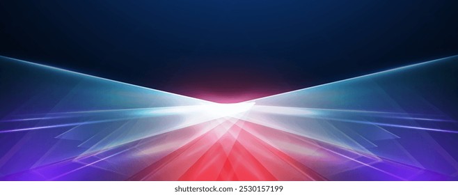 Geometric hexagon abstract background with simple polygonal elements. Medical, business, technology or science design.