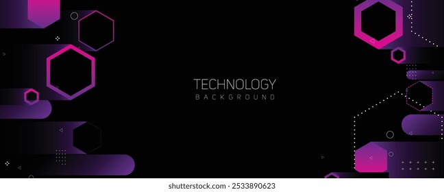 Geometric hexagon abstract background with simple polygonal elements. Medical, business, technology or science design.