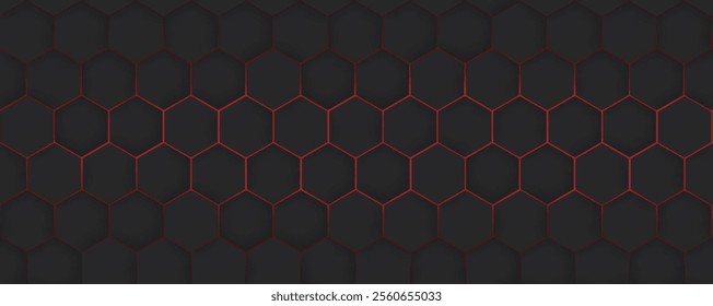 Geometric hexagon abstract background with simple polygonal elements. Medical, business, technology or science design.