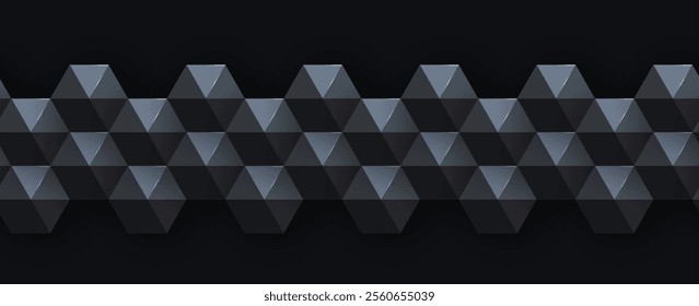 Geometric hexagon abstract background with simple polygonal elements. Medical, business, technology or science design.
