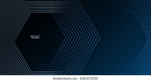 Geometric hexagon abstract background with simple polygonal elements. Medical, business, technology or science design.