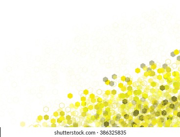 geometric Hexagon abstract vector background