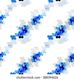 geometric Hexagon abstract vector background