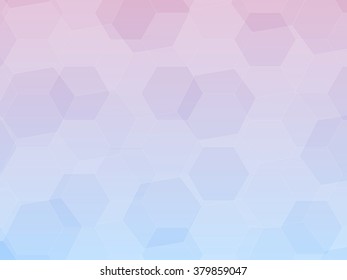 Geometric hexagon background
