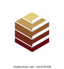 Geometric Hexagon Business Company Stock Vector Logo Design