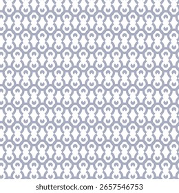 Geometric Hexagon Chain Repeat Abstract Ornamental Illustration