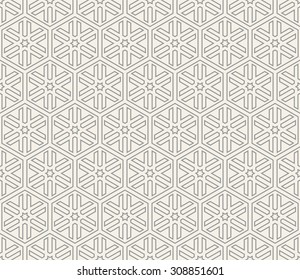 geometric hexagon line vector seamless pattern endless texture use for wallpaper,web page,background,decoration,design,paper,fabric