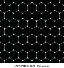 geometric hexagon minimal grid graphic pattern background