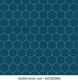 geometric hexagon minimal grid graphic pattern background