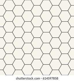 geometric hexagon minimal grid graphic pattern background