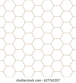 geometric hexagon minimal grid graphic pattern background
