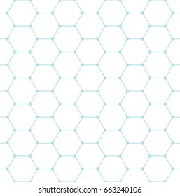 geometric hexagon minimal grid graphic pattern background