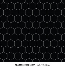 geometric hexagon minimal grid graphic pattern background