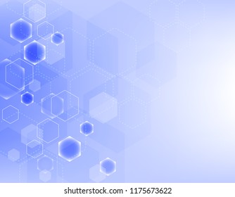 geometric hexagon modern background