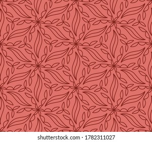 Geometric hexagon pattern, seamless vector background