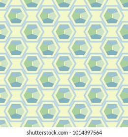 geometric hexagon seamless pattern