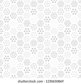 geometric hexagon seamless pattern dot design