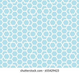 geometric hexagon seamless vector grid pattern background
